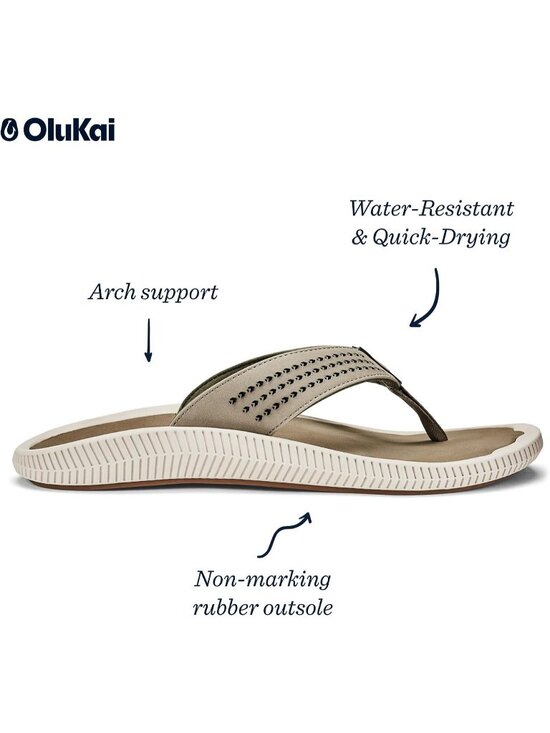 Men\'s Clay Mustang Resistant Flip Flops Arch Support Comfort Fit Sandal Shoes
